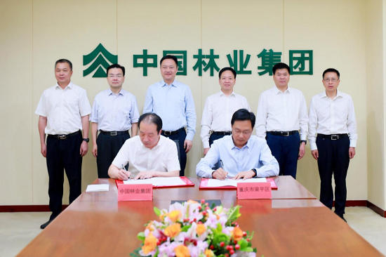 中林集團與重慶市梁平區人民政府簽署戰略合作協議