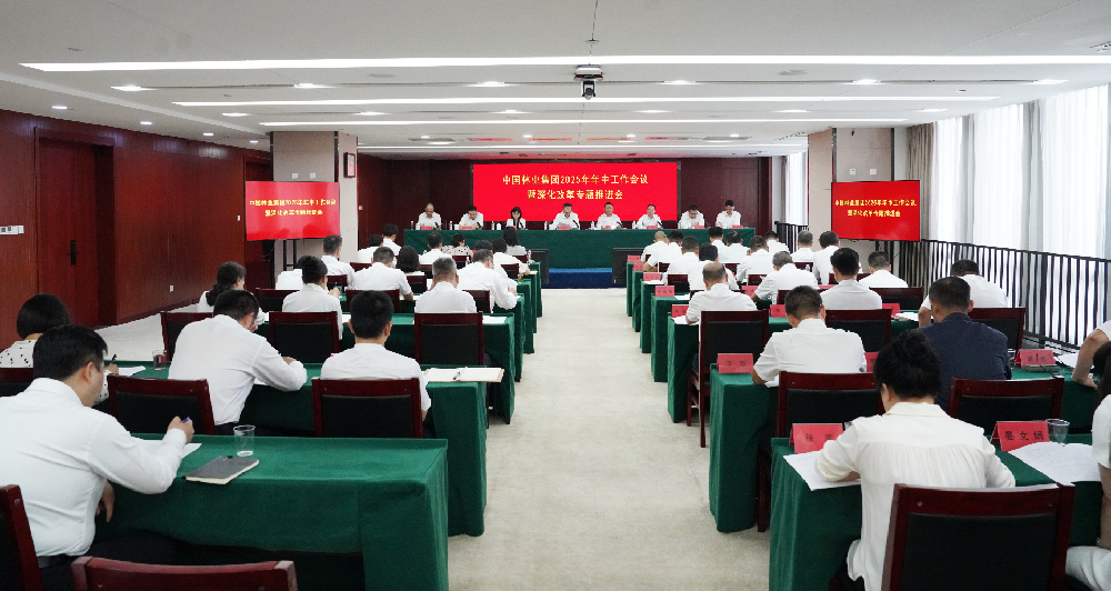 中國林業集團召開2025年年中工作會議暨深化改革專題推進會