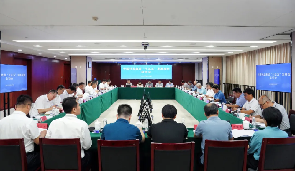 國務(wù)院國資委聯(lián)合國家有關(guān)部委和院士專家共同啟動中國林業(yè)集團(tuán)“十五五”發(fā)展規(guī)劃編制工作